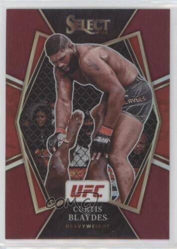 2022 Panini Select UFC Premier Level Maroon Prizm 125 Curtis Blaydes