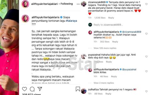 Terkini Zizan Razak Puji Vokal Aliff Syukri Setaraf Penyanyi Barat