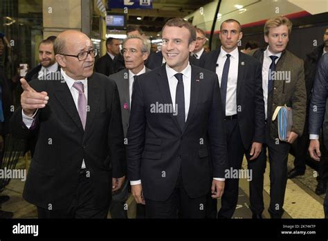 Inauguration Of The High Speed Train For French Brittany By President