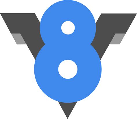 V8 Logo Vector Svg