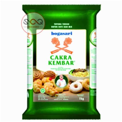 Jual Tepung Terigu Boga Sari Cakra Kembar 1 Kg Shopee Indonesia