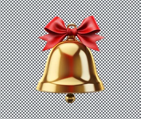 Premium PSD Magnificent Jingle Bells Isolated On Transparent Background