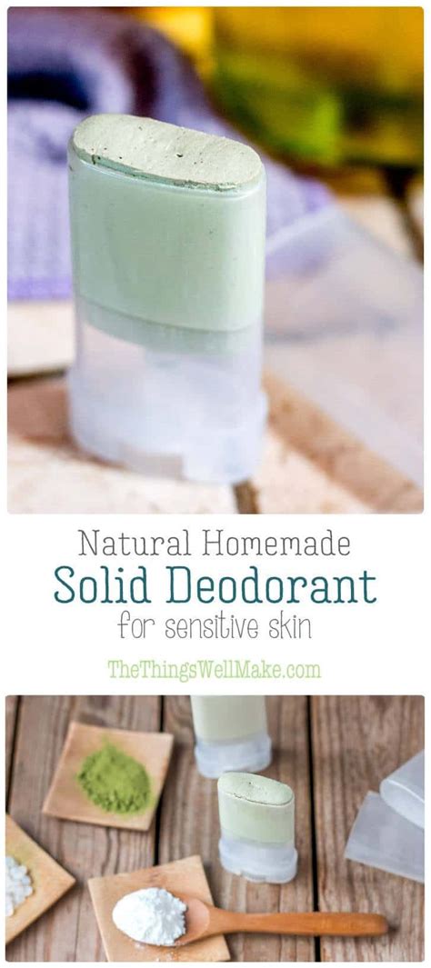 Soothing Yet Effective This Natural Homemade Deodorant Stick Works