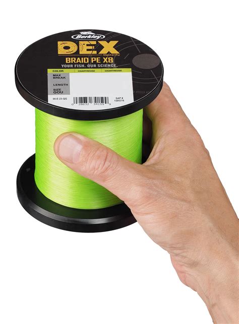 Berkley Dex X Gevlochten Lijn Chartreuse M Visdeal