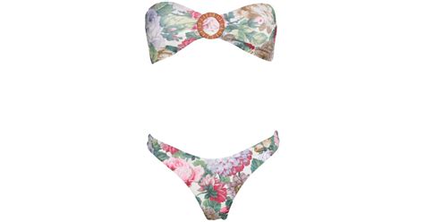 Zimmermann Bikini In Natural Lyst
