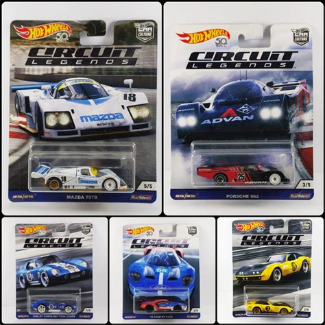 Jual Hotwheels Premium Circuit Legend Car Culture Hot Wheels Mazda Corvette Porsche Shelby