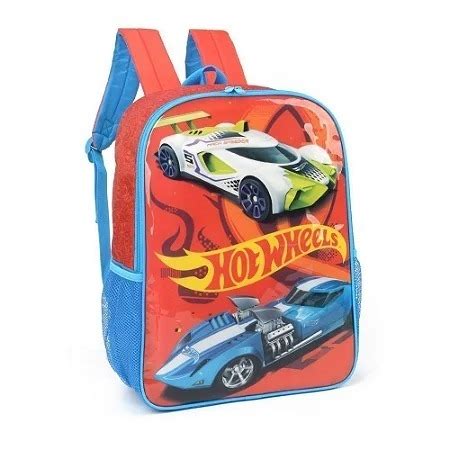MOCHILA DE COSTAS ESCOLAR HOT WHEELS