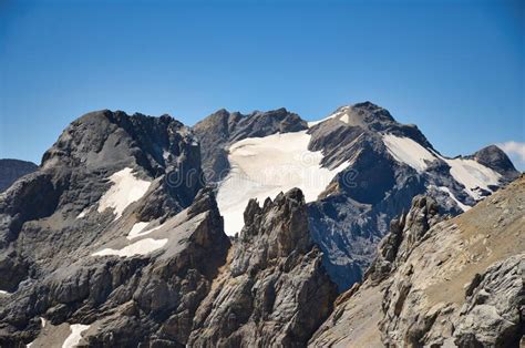 View Of The Clariden Mountain Above The Klausen Pass In The Canton Of