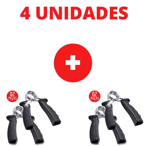 Kit Par Hand Grip Ajust Vel Resist Ncia Dedos M Os Punhos For A