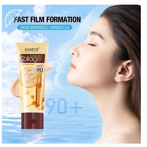 Ml Saniye Sunscreen Skin Color Whitening High Sun Protection Spf