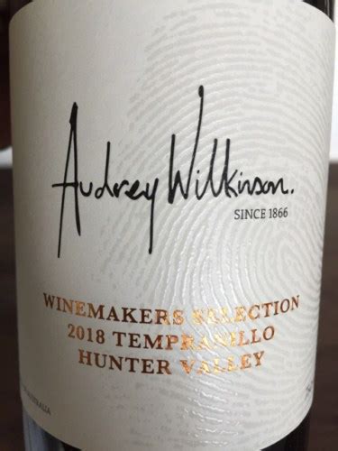 Audrey Wilkinson Winemaker S Selection Tempranillo Vivino US