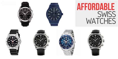 Affordable Swiss Watches