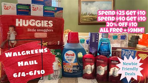 Walgreens Haul Newbie Friendly Deals All Free Or More