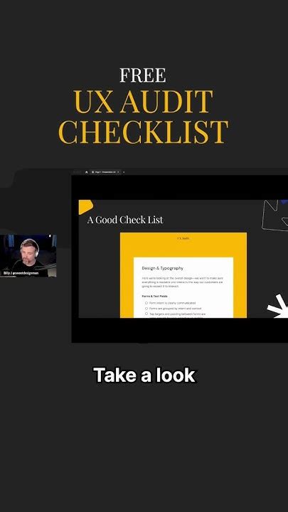 Free Ux Audit Checklist On Figma Community Uxdesign Ui Youtube