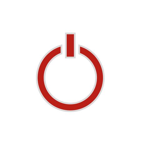 On Off Power Icon Energy Switch Symbol Circle Button With Flat Web Icon 25036702 Png