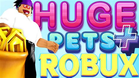 Free Robux Huge Pets Giveaway Roblox Live Youtube