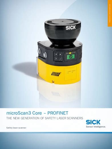 Safety Laser Scanners Microscan Core Sick