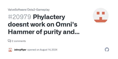 Phylactery doesnt work on Omni's Hammer of purity and AA's Chilling ...