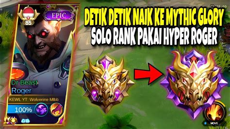 Detik Detik Mythic Glory Nekat Solo Rank Kalau Kalah Uninstal Ml