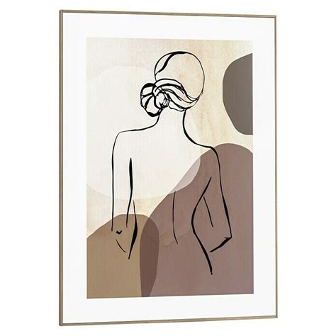 Reinders Bild Slim Frame Wood Lady Back B X H X Cm Bauhaus