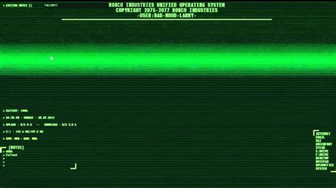 Fallout Terminal Background