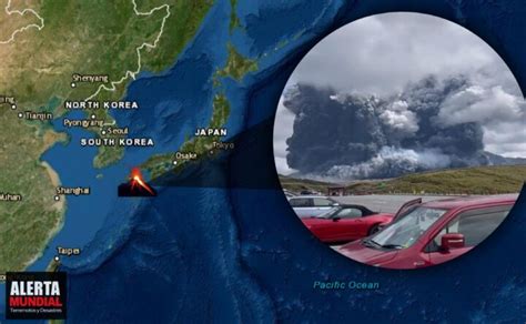 El Monte Aso De Japón Entra En Erupción Masivamente Se Eleva El Nivel De Alerta