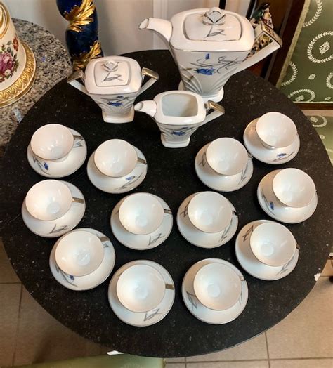 Porcelánový Servis pro 12 Osob, Importée de Tchecoslovaquie | Czechantik