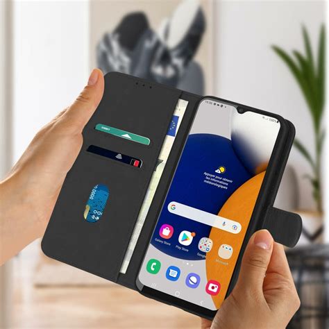 Avizar Étui pour Samsung Galaxy A03 Clapet Portefeuille Fonction