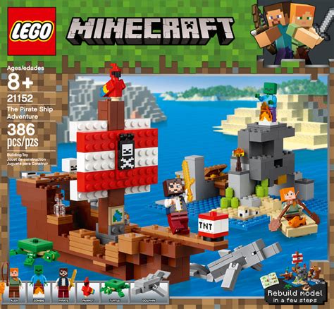 Best Buy: LEGO Minecraft The Pirate Ship Adventure 21152 6251780