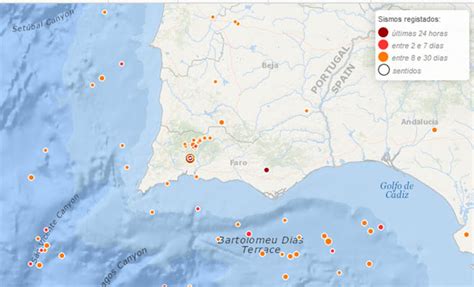 Sismo De Magnitude Epicentro Entre Monchique E Portim O Foi Sentido