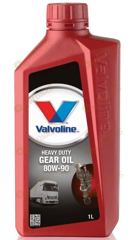 Трансмиссионное масло Valvoline Light Heavy Duty Gear Oil 80W 90 1л