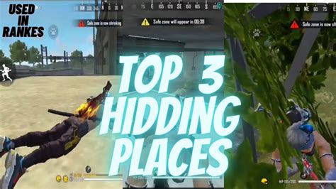 New Top Hiding Places In Free Fire In Rank Mode Free Fire Top