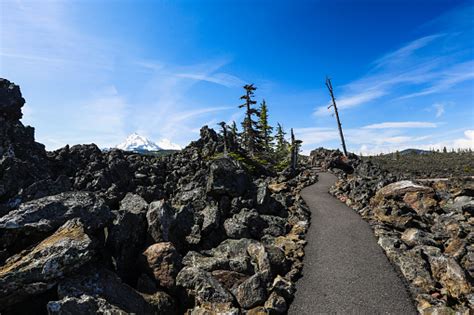 Three Sisters Oregon From Pacific Crest Trail Stock Photo Download