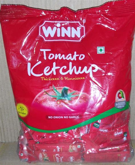 Winn Tomato Ketchup Packaging Type Sachet Packaging Size Gm At Rs