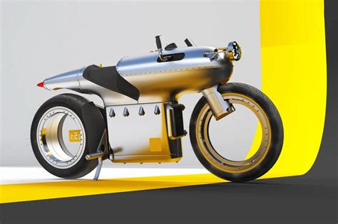 Bullet Shaped Electric Motorcycle Looks Like A Prop From A Sci Fi Movie