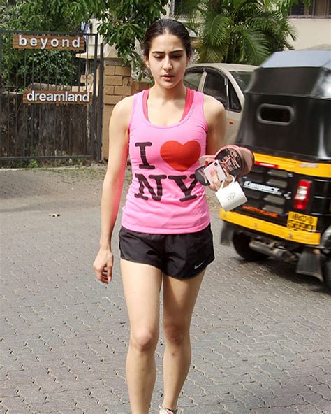 Milky Hot Thighs Legs Of Indian Celebs Sara Ali Khan Being Hot On The Street In Tiny Dress