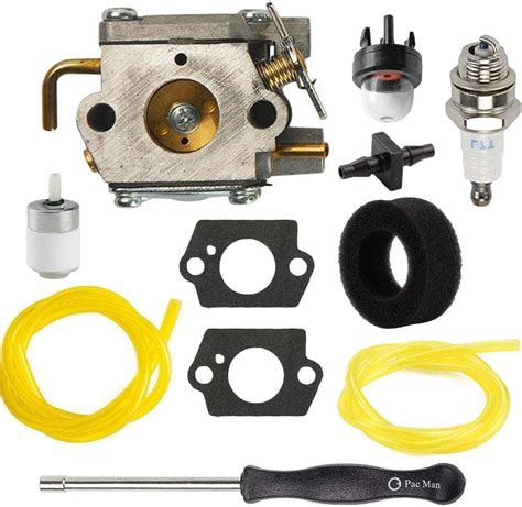 Carkio WT 827 Carburateur avec filtre à carburant et filtre à air Kit d