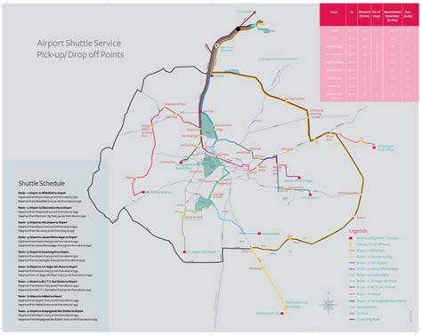 Bangalore International Airport Shuttle Schedule and Map - Bangalore ...