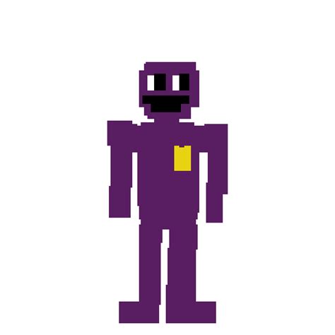 Pixilart Purple Guy Sprite By Jaxsonpdx