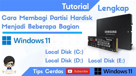 Cara Membagi Partisi Hardisk Di Windows 11 Youtube