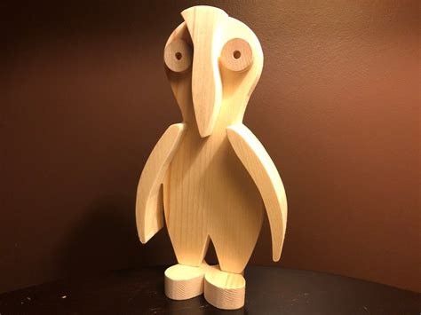 Wood Penguin Scroll Saw Pattern Etsy España