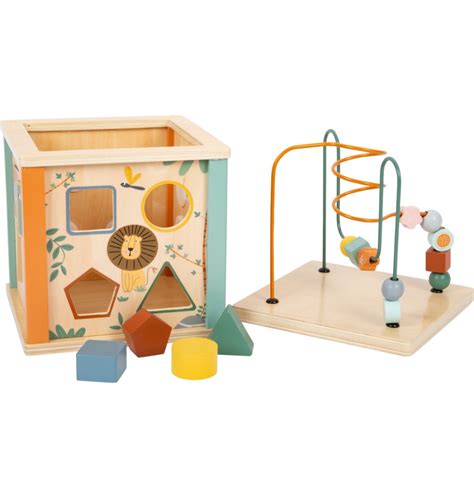 Cube d activité bébé Jeu motricité 1 an Jouet Montessori