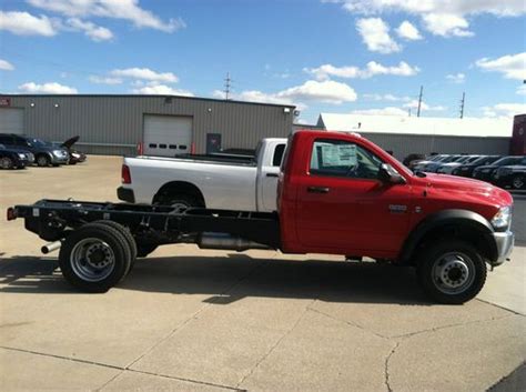 Sell New 2012 Dodge Ram 5500 Chassis Regular Cab 4x4 84 Cab To Axle Flame Red In Goshen