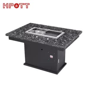 Korean Bbq Table Hot Pot Table Equipment Manufacturer Hpott