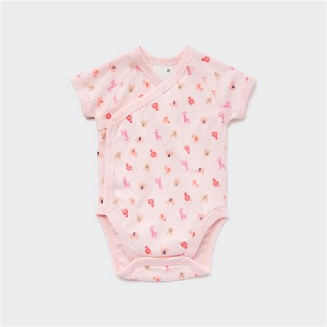 Joy Of Print Short Sleeve Bodysuit Animals Open Front Uniqlo Us