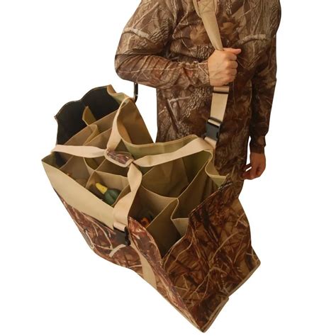 12 Slot Duck Decoy Bag With Padded Adjustable Shoulder Strap Slotted