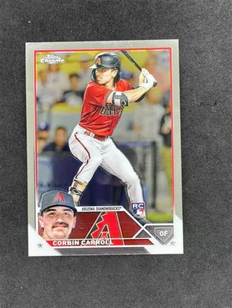 Topps Chrome Corbin Carroll Rookie Card Arizona Diamondbacks