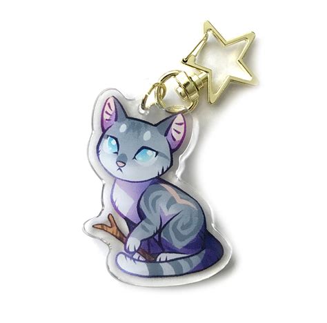 Warrior Cats Keyring Charm Clear Double Sided Acrylic Etsy Canada