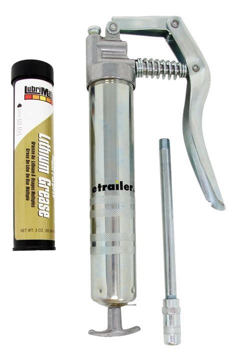 Lubrimatic Heavy Duty Midget Grease Gun Kit With Multipurpose Grease