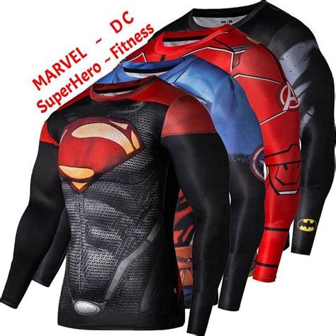 Marvel The Avengers Dc Superhero Fitness Top 3d Printed T Shir